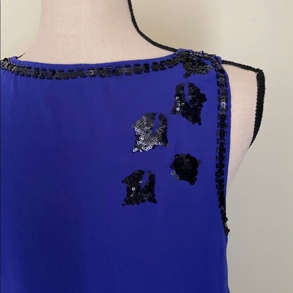 MM COUTURE by MISS ME Blue Sleeveless Tank Top S - Picture 12 of 16